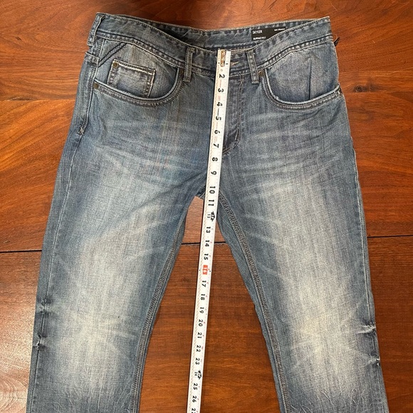 Men's Skyler Buffalo Blu Slim Straight Authentic Denim 32x32 - Picture 7 of 12